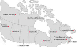 Khám phá 10 tỉnh và 3 vùng lãnh thổ Canada